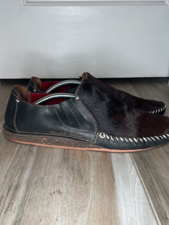 OluKai Ali\'i\'elua Limited Edition Leather Slip On Shoes Mens Sz 12 Black main image 8